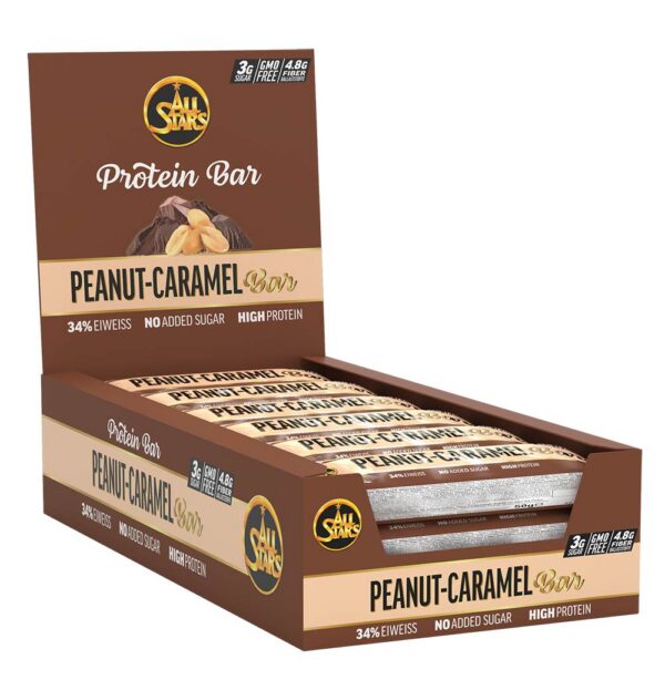 Suhkruvaba valgubatoon maitsvate kihtidega - All Stars Protein Bar (18tk)