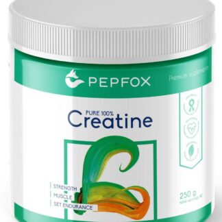 100% kreatiin-monohüdraat- PEPFOX Pure Creatine 250g